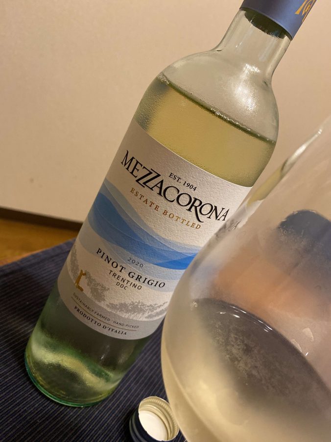 ピノグリージョ/イタリア/白ワイン /mezzacorna